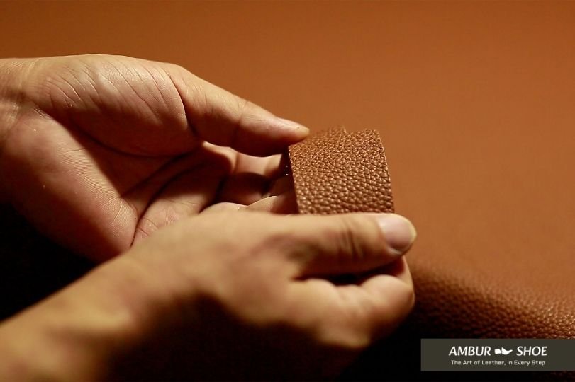 Natural grain leather and breathability in leather shoes